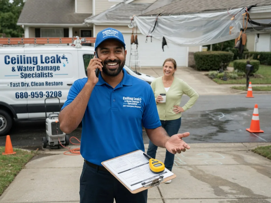 Ceiling Leak Cleanup Fonda, IA FAQs